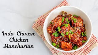 How to make Easy Chicken Manchurian  Chicken Manchurian Recipe Video  Flavor Quotient [upl. by Gokey]