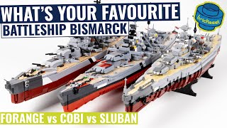 Best BATTLESHIP BISMARCK  Forange vs COBI vs Sluban [upl. by Moureaux]