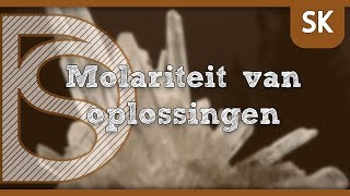 Examen scheikunde  Molariteit van oplossingen Zouten [upl. by Yeltihw20]