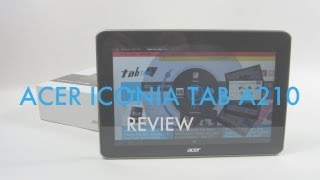 Acer Iconia Tab A210 review  english [upl. by Dirfliw]