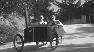 Mochet Velocar in Action  Bermuda 1937  Novelty Tourist Rental in St Georges [upl. by Gregrory]