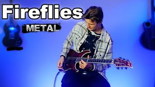 Fireflies  Owl City  Metal Cover Electric Guitar [upl. by Heidi236]