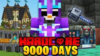 I Survived 9000 Days in HARDCORE Minecraft [upl. by Klusek100]