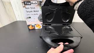 Taiyaki waffle maker [upl. by Gerry]