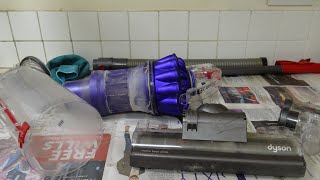 ASMR  How To Clean The Dyson DC40 Corded Upright Vacuum Cleaner [upl. by Enelram]