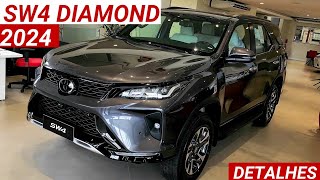 Toyota SW4 Diamond 2024 chega por R433490 como o Suv raíz de sete lugares  desejadodo mercado [upl. by Arad]