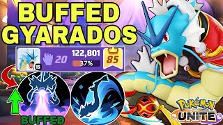 20 KOs  Is GYARADOS This Strong After This Small Buff  Pokemon Unite [upl. by Rouvin]