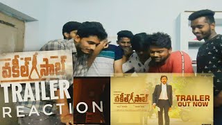 vakeel Saab trailer reaction  pavan Kalyan  dilraju movies  aitam college [upl. by Ike561]