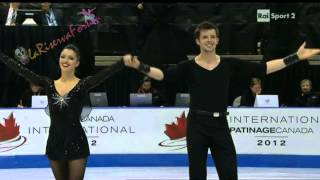 Skate Canada 2012 68 PAIRS SP  Stefania BERTON Ondrej HOTAREK  26102012 [upl. by Kreda]