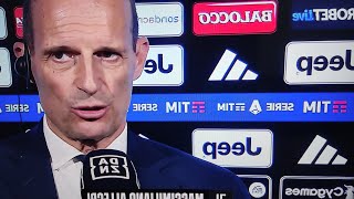 ALLEGRI ATTACCA VLAHOVIC 😱post Juve Milan 00quotAndava sostituto non si lamenti [upl. by Atnom]