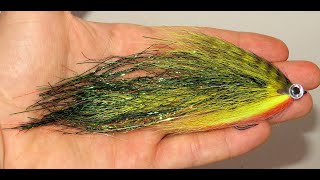 Fly Tying  Perch Flash Tail  Great Pike and Bass Fly [upl. by Llenart]