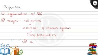 Concanavalin A is  1 an alkaloid 2 an essential oil 3 a lect [upl. by Flss]