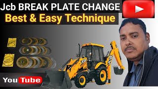 Discover the Best amp Easy Technique for Jcb brake plate change [upl. by Ydahs]