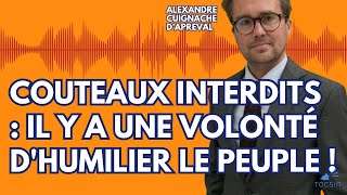 quotCest le peuple du saucisson et du pinard qui est criminalisé quot  Alexandre Cuignache [upl. by Daisy175]