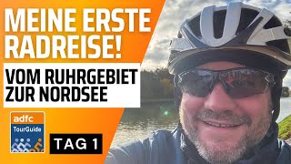 Meine erste Radreise  Vom Ruhrgebiet zur Nordsee mit dem eBike  Tag 1 [upl. by Atilef]