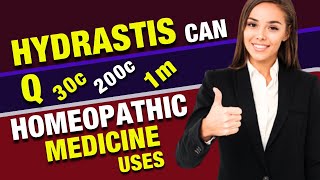 hydrastis homeopathic medicine  hydrastis canadensis benefits homeopathy  gastritis treatment [upl. by Wendye]