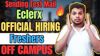 Eclerx Hiring Freshers  OFF Campus Drive For 2024  2023 Batch Hiring  Latest Freshers Drive [upl. by Balas]