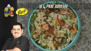 Venkatesh Bhat makes Veg Paal Biriyani  Easy amp tasty biriyani recipe  vegetables amp milk biriyani [upl. by Cavan91]