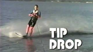 How to WAKE JUMP on a Slalom Ski Tip Drop amp Mule Kick  Hot Dog Water Skiing Tricks [upl. by Haydon]