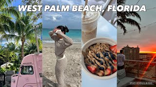 TRAVEL VLOG  west palm beach florida beach days outdoor soul cycle i have a boyfriend [upl. by Arreis]