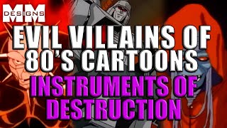 EVIL VILLAINS OF 80s CARTOONS TransformersHe ManThundercatsGI Joe Instruments of Destruction [upl. by Liebowitz]