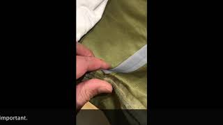 Goretex tape seam repair [upl. by Ursi]