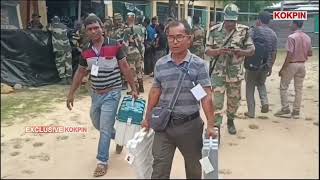 East Tripura election EVM Tulangui Jani jani Vote Center oh Lamrulaikha Sebokrok [upl. by Evoy]