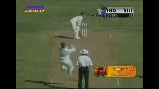 Rare  Sourav Ganguly 16th ODI Century 144 vs Zimbabwe 2nd Odi  Ahmedabad 2000 [upl. by Ranchod970]