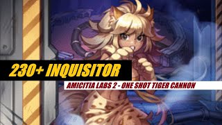 iRO  Chaos  Tiger Cannon Inquisitor One Shot TC  Amicitia Lab 2 [upl. by Gisella]