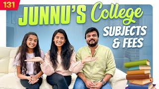 About Junnu’s College Fees amp Subjects 👩‍🎓  VAAS Family  Telugu Vlogs  USA [upl. by Thorlie]