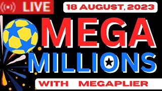 Mega Millions Lottery Aug 18 2023  Today Live Drawings Results  Tonight Winning Numbers [upl. by Eirased]