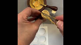 Wax seal color layering technique video [upl. by Yug660]