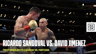 FIGHT HIGHLIGHTS  Ricardo Sandoval vs David Jimenez [upl. by Ytiak]