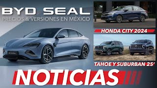 Precios y versiones del nuevo BYD Seal en México 🦭🔌 Honda City 2024 y más  Noticias [upl. by Ahsemal932]