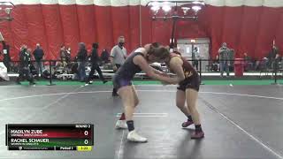 USAW TOA Holiday HS Classic3023 High School Girls 158164 Madilyn Zube Viroqua Wrestling Club Vs [upl. by Yerak]