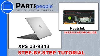 Dell XPS 139343 P54G001 Heatsink HowTo Video Tutorial [upl. by Ilecara]