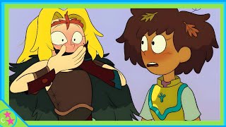 Sashas Incidental Proposal  Amphibia Comic Dub Compilation [upl. by Leacim]