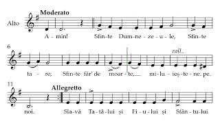 7 Sfinte Dumnezeule  Alto [upl. by Odelle]