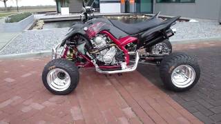 raptor 700 streetfighter monsterpipe duals 2 [upl. by Patric928]