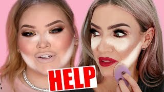 I TRIED FOLLOWING A NIKKIETUTORIALS MAKEUP TUTORIAL not good [upl. by Fishman451]