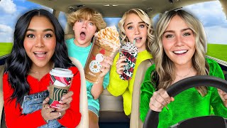 We TRiED EVERY FAST FOOD HOLiDAY DRINK This did NOT end well [upl. by Roeser]