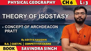 L3  THEORY OF ISOSTASY  PHYSICAL GEOGRAPHY [upl. by Holey]