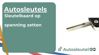 Sleutelbaard op spanning zetten [upl. by Hidie]