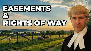 EASEMENTS AND RIGHTS OF WAY OVER LAND  BlackBeltBarrister [upl. by Rastus]