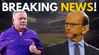 BREAKING NEWS FINEBAUM REVEALS THATLSU FOOTBALL NEWS TODAY [upl. by Yrok]