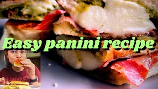 PANINI PESTO AND SCAMORZA CHEESE RECIPE🥪 [upl. by Nilrah]