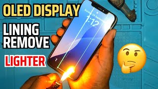 OLED Display Lining Remove in Lighter  Real or Fake हिंदी 🤔 [upl. by Fawnia148]