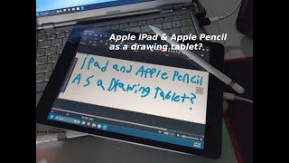 Spacedesk and iPad with Apple Pencil as a drawing tablet [upl. by Neret269]