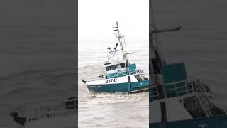 quotFishing Boat Faces Flood Watersquot shorts [upl. by Atiuqehs691]