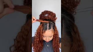 ቀላልና ቆንጆ ፀጉር እስታይል❣️hairstyleeasyhairstyle💝curlyhairstyle [upl. by Hserus]